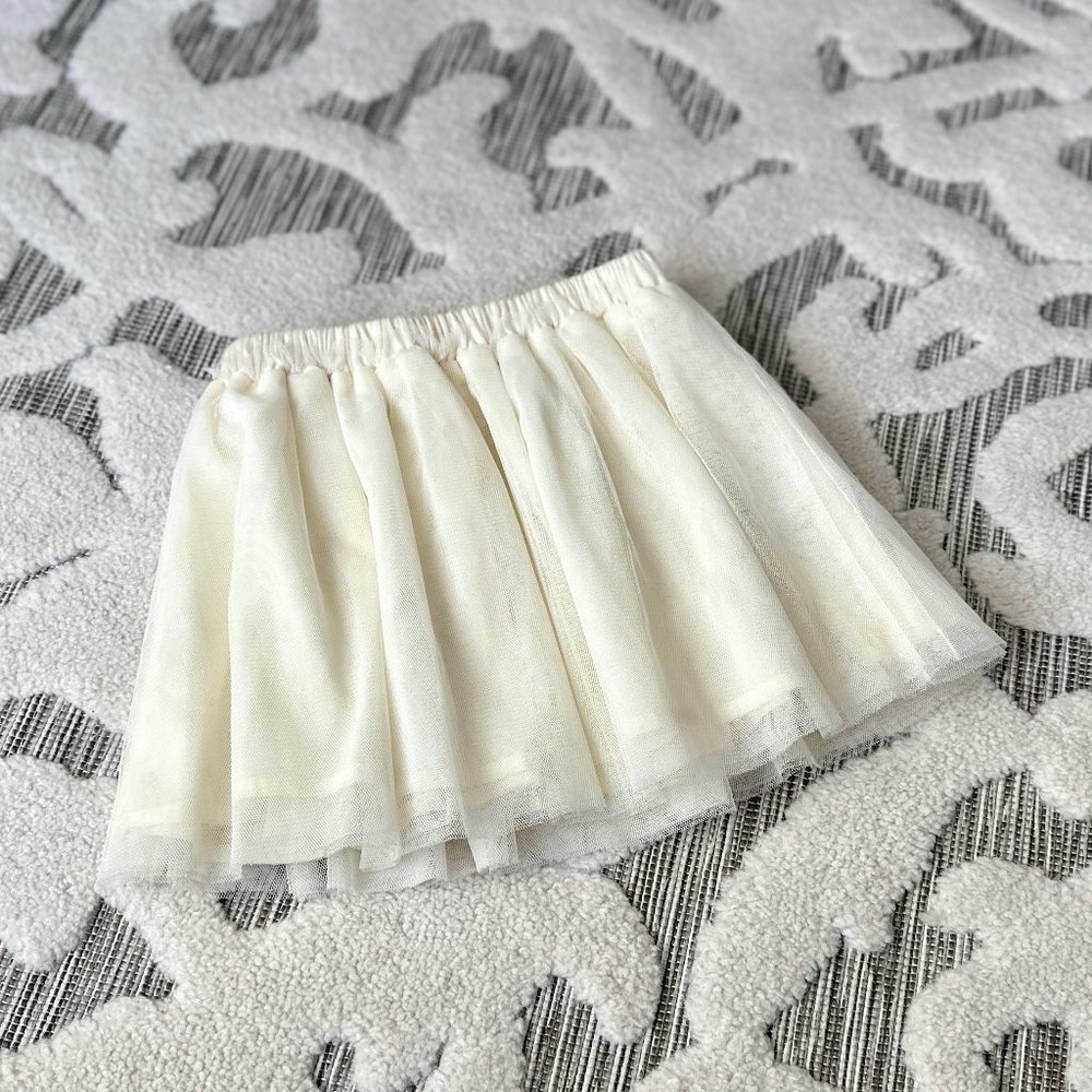 Baby Gap Toddler Tulle Skirt: Ivory, 18-24 Month